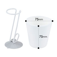 Wコートコップスタンド 吸盤 1個 レック