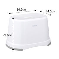 ユノア（YUNOA） 風呂いす 風呂椅子 高さ21cm ニューホワイト レック (BB-107)