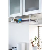 戸棚下収納ラック プレート ホワイト 1個 山崎実業 キッチン収納