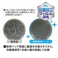 大容量 リード 冷凍も冷蔵も新鮮保存バッグ ダブルジッパー M 抗菌加工フィルム採用 54枚入 1個 ライオン