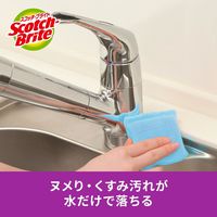 スリーエム（3M）スコッチブライト シンク・洗面台用クリーナー 抗菌 水だけ ヌメリ くすみ ブルー＆ピンク SNK-2K（2個入×3）