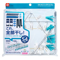 ステンレス 角ハンガー 54ピンチ 1個 レック(W-430)