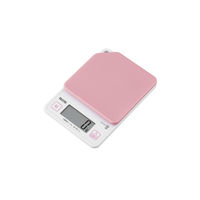 タニタ（TANITA） キッチンスケール 2kg ストロベリーピンク KJ-213 1台 計量器 クッキングスケール　はかり