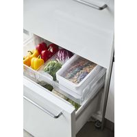 tower（タワー） 密閉ぬか漬けケース 水取り器付 ホワイト 1個 山崎実業