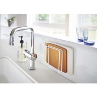 tower（タワー） マグネットまな板スタンド ホワイト 1個 山崎実業 キッチン収納