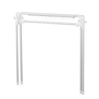 洗濯物干し 伸縮式 布団干し 室内・室外共用 X型 コンパクト アルミ製 ホワイト ポーリッシュ PS-34A 1個 天馬