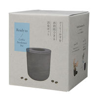 Ready to（レディー トゥ） コーヒーかす消臭ポット 珈琲 消臭剤 ブラック 1個 マーナ