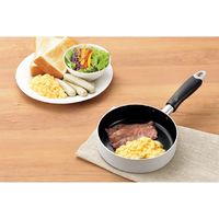 ちびパン フライパン 16cm フッ素加工 IH・ガス火対応 グレー 1個 ベストコ