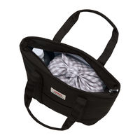 サーモス（THERMOS） 保冷バッグ ランチバッグ 弁当袋 ブラック REW-007 BK