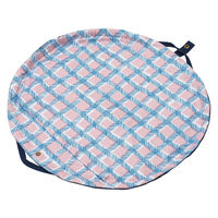 広がるランチバッグ ネイビー 1枚 マーナ ランチマット 弁当袋 弁当包み お弁当箱グッズ