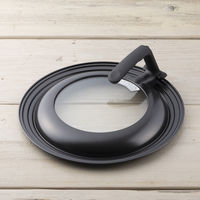 フライパンカバー ふた 26～30cm対応 窓付 スタンド式 アルミ製 フッ素樹脂加工 KAI 貝印