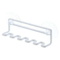 tower（タワー） 吸盤トゥースブラシホルダー 5連 ホワイト 1個 山崎実業