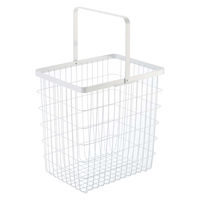 tower（タワー） ランドリーワゴン+バスケット ホワイト 1個 山崎実業 【送料無料】