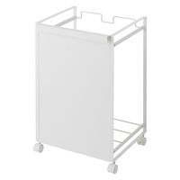 tower（タワー） 目隠し分別ダストワゴン 2分別 ホワイト 1個 山崎実業 【送料無料】