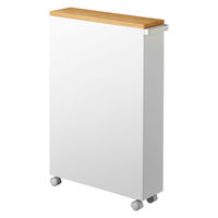 tower（タワー） ハンドル付きスリムトイレラック ホワイト 1個 山崎実業 【送料無料】