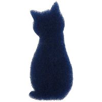 スポンジ キッチン用 キズをつけにくい ソフトスポンジ 抗菌 ねこ 1パック（3個入） ワイズ