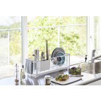 tower（タワー） スリムツーウェイ水切りワイヤーバスケット ホワイト 1個 山崎実業 【送料無料】