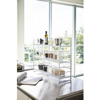 tower（タワー） シンク上キッチン収納ラック ホワイト 1個 山崎実業 【送料無料】