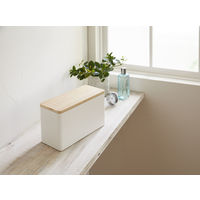 リン サニタリー収納ケース ナチュラル 1個 山崎実業