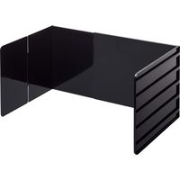 tower（タワー） 伸縮レンジガード ブラック 1個 山崎実業 【送料無料】