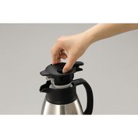 ステンレスポット 1.5L マットブラック SH-HC15-BM 1個 卓上・テーブルポット 保冷保温 ZOJIRUSHI（象印）