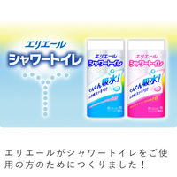 トイレットペーパー 12ロール パルプ ダブル 23m エリエールシャワートイレットティシュー ブルー 1箱（6パック） 大王製紙