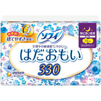 ナプキン 生理用品 特に多い日の夜用 羽つき ソフィ はだおもい330 1セット（9枚入×3個） ユニ・チャーム