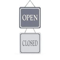 光 サインプレート OPEN―CLOSED CL3224-1 1枚 112-8067（直送品）