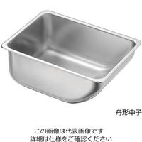 アズワン KO 18ー8調味料入バット田型6ッ組(舟形中子付) 62-3815-27 1個(6組)（直送品）