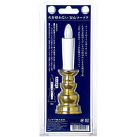 カメヤマ カメヤマ電池ローソク（金） 4901435215198 1個(27G)（直送品）
