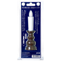 カメヤマ カメヤマ電池ローソク（茶） 4901435215181 1個(27G)（直送品）