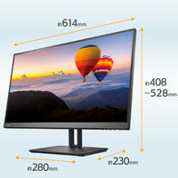 アイ・オー・データ機器 27インチワイド液晶モニター Type-C 4K対応/画面回転機能/上下昇降機能 DIーCU271ABーF（直送品）