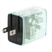 インプリンク PD対応TypeC/USBーAクリアAC充電器20WCL IMAC1CU20CL 1個