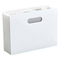 キングジム サクッと整理！ドキュメントファイル（オープン） ホワイト 2291ーW 1セット（1冊×6）