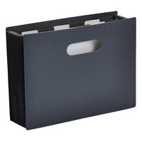 キングジム サクッと整理！ドキュメントファイル（オープン） ブラック 2291ーBK 1セット（1冊×6）