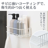 ディスペンサーラック バスルーム お風呂 マグネット 収納 フック付 ホワイト KAWBSLDPWH エレコム 1個（直送品）