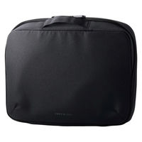 パソコンケース 14インチ ハンドル付 衝撃吸収 ダブルファスナー ブラック ZSB-IBPRLU14BK エレコム 1個（直送品）