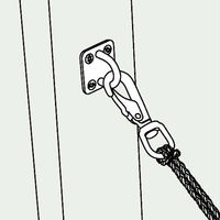 浅野金属工業 スプリングスイベルスナップ/サイズ・規格/S2 AK1042 1個（直送品）