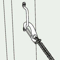 浅野金属工業 マガタマフック/サイズ・規格/M1 AK1050 1個（直送品）