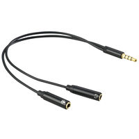 アーテック プラグピンマイク（オーディオ分配ケーブル付） 91852 1個