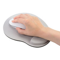 アーテック リストレスト付きマウスパッド　グレー 77626 1個