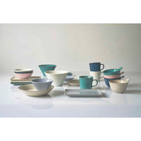 アイトー ボウル 17cm 深型 ナチュラルカラー 磁器 美濃焼 グリーン 448709 1個（直送品）