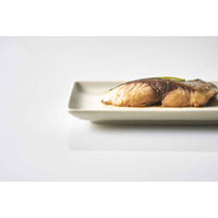 アイトー 角皿 21cm ナチュラルカラー 磁器 美濃焼 アイボリー 448717 1個（直送品）