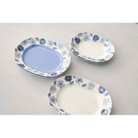 アイトー プレート オーバル 21cm M ガーデン 陶器 白 449232 1個（直送品）