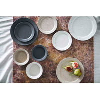 アイトー プレート 24cm コンティ 磁器 美濃焼 グレー 463086 1個（直送品）