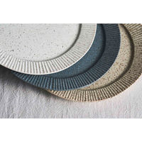 アイトー プレート 17cm コンティ 磁器 美濃焼 グレー 463092 1個（直送品）