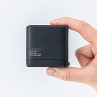 ナカバヤシ USB PD 充電器 GaN 65W ブラック JYU-ACU013BK 1個