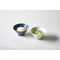 アイトー ボウル 13cm 深型 ナチュラルカラー 磁器 美濃焼 ネイビー 448705 1個（直送品）