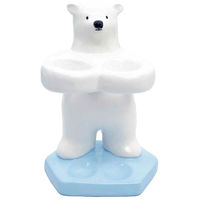 サンアート 歯ブラシスタンド ペア シロクマ 404995 1個（直送品）