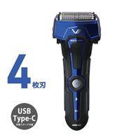 マクセルイズミ 充電式 往復式シェーバー 4枚刃 ディープシーブルー IZF-V743R-A 1台